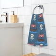 thumbnail image 5 of Pirate Ship Skull Pattern Bath Towel 100% Cotton Soft Thick High Absorbency Hand Face Towel Single Pack 16x28in, 5 of 7