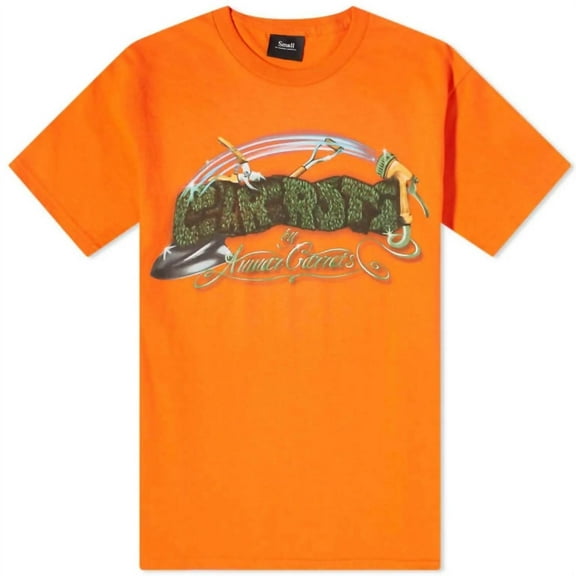 Carrots By Anwar Carrots Men's T-Shirt Upkeep Short Sleeve Crewneck Tee (Medium, Orange)