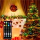 thumbnail image 3 of Inteprter Luces de árbol de Navidad 100LED Controlado por aplicación Tira de luces de Navidad Luces de cadena de Bluetooth Luz de cadena de alambre de Iluminación y accesorios color 100LED Inteprter HA042456-01, 3 of 6