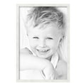 thumbnail image 2 of ArtToFrames 16" x 24" White Stain Picture Frame, 16x24 inch White Wood Poster Frame (WOM-4110),  Pack, 2 of 8