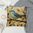 thumbnail image 2 of Heduofu Colorful Tree Birds Throw Pillow Cover Decorative Soft Cushion Cover for Sofa Couch Bed Home Décor, 2 of 5
