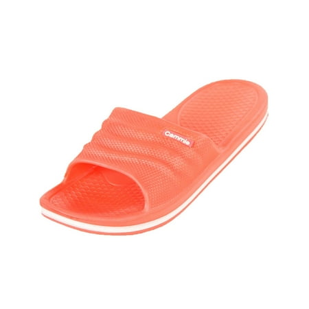 - Cammie Women's Comfort Slip On Slide Sandals