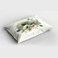 thumbnail image 2 of Ambesonne Monstera Pillow Sham, Minimalist Floral Boho, 36" X 20", Pale Sage Green Coconut, 2 of 2