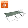 thumbnail image 3 of Ozark Trail Lightweight Easy Fold Camp Cot, Polyester, 3 of 12