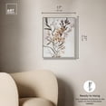thumbnail image 5 of Meadow's Murmur II Canvas Delicate Floral Art by Art Remedy, Silver Frame, 16 x 20, 5 of 7