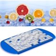 thumbnail image 5 of 2 moldes para cubitos de hielo de 160 unidades, bandejas de cubitos de hielo de silicona de fácil liberación, molde de bandeja de silicona para pudín de barra de cubitos congelados, bandeja, 5 of 5