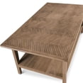 thumbnail image 3 of Steve Silver Milani Natural Wood Rectangle Cocktail Table, 3 of 7