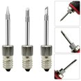 thumbnail image 1 of Welding Soldering Tips USB Soldering Iron Head Replacements Threaded Soldering Tip Fits For E10 Interface Soldering Iron, 1 of 5