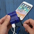 thumbnail image 2 of Cargador Portátil ABS Emergencia para USB Manivela 5 V () Azul, 2 of 6
