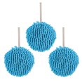 thumbnail image 3 of sweethay Toalla de limpieza de manos colgante en forma de bola de cocina Toallas de secado de felpa lavables Toallas de baño suaves absorbentes de agua Azul 1 Pc sweethay HA011775-03, 3 of 8