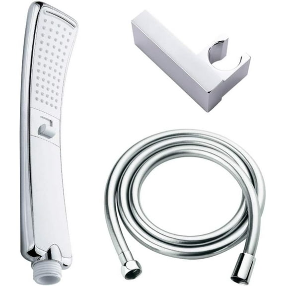Waterfall 2 Function Hand Held Shower Head High Pressure Rain Shower Sprayer Set Water Saving,M