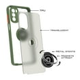 thumbnail image 3 of CoverON For Motorola Moto G Stylus 2022 Phone Case, Ring Holder Kickstand Magnetic Mount Clear Hard Back Cover Rubber Bumper, Army Green, 3 of 9