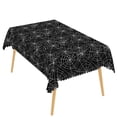 thumbnail image 5 of Duangreer Halloween Rectangle Tablecloth, Black Spider Web Print Waterproof Wrinkle Resistant Table Cover with for Party Decorations, 52 x 70 Inch, 5 of 6