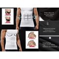 thumbnail image 4 of Men's Body Slimmer Elastic Sculpting Vest Belly Compression Vest Muscle Tank Shapewear Tummy Control, 4 of 5