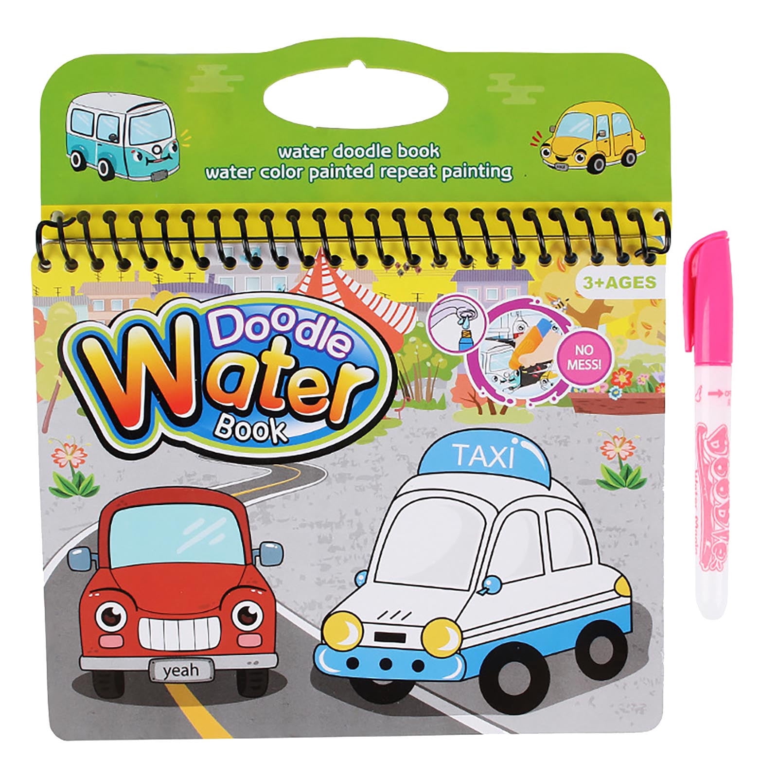 RYRDWP Repeatable Children Doodle Watercolor Painting Book Set Kids ...
