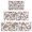 White Pioneer Flower, variant on White Geometric Diamond Chevron Pattern Kitchen Rugs Sets Of 3,Kitchen Runner Rugs Non Skid Washable,Decorative Kitchen Floor Mats for Kitchen,Sink,Laundry,17"x30"+ 17"x47" + 17"x59"