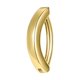 thumbnail image 4 of Belly Piercing Hoop Belly Button Anillos Accesorios Curved 14G Barbell Fashion 10mm Bisagras Navel Mujeres Hombres Joyería del cuerpo Dorado Sunnimix Aro Piercing Vientre, 4 of 8