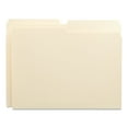Smead Manila File Folders - 1/2 Cut Reinforced Top Tab Letter Size, 100 Per Box