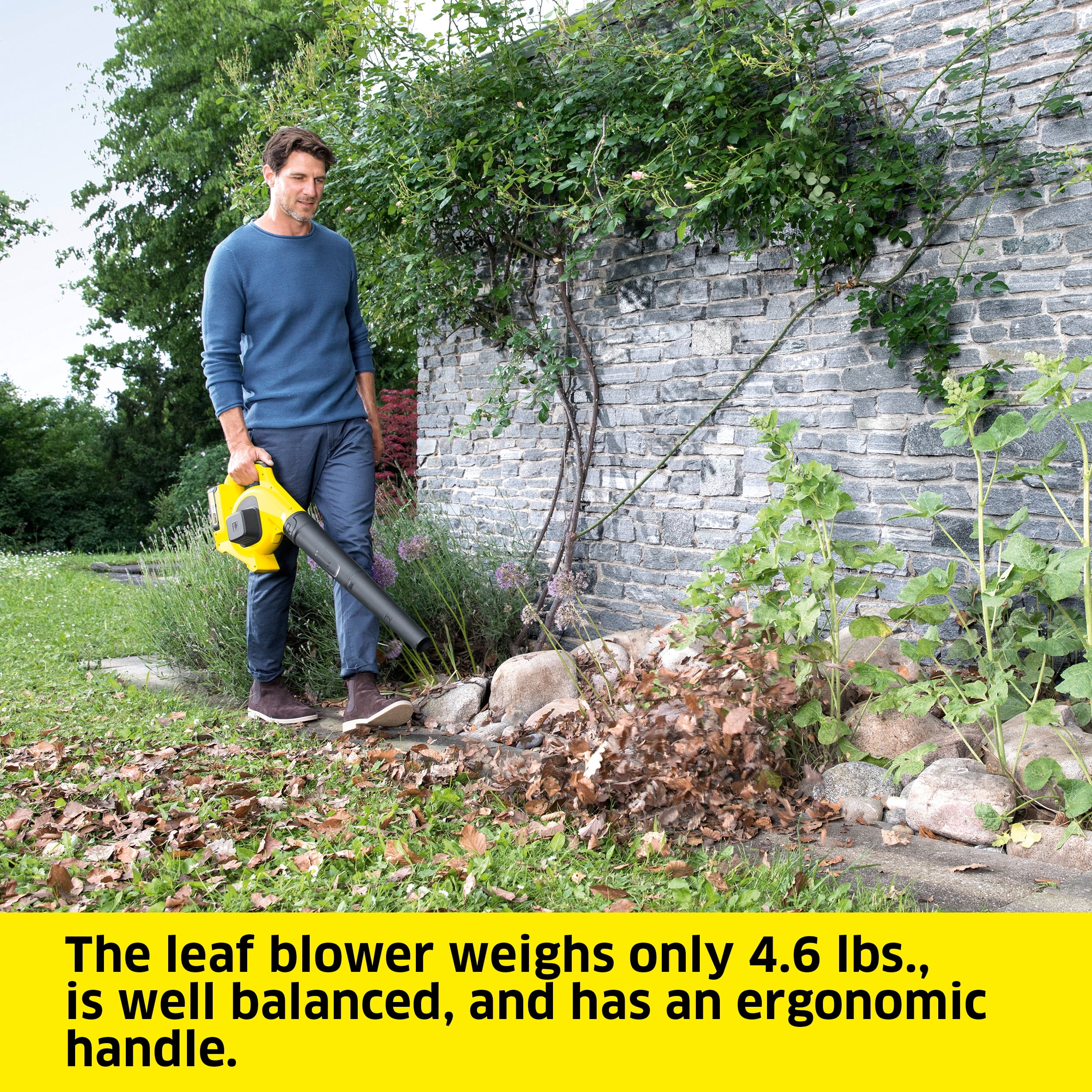 Karcher Cordless Leaf Blower, with Scraper, 130 mph, LBL 2 - Tool Only