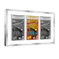 thumbnail image 2 of Silver Comic Book Frame with White Mat - 3 Openings to Display 3 CGC, CBCS or PGX Graded Comic, 2 of 8