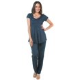 thumbnail image 1 of Conjunto para Embarazo Casual Cómoda en algodón Almacenes Mario Color Azul Marino Talla Unitalla, 1 of 5