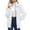 White, variant on Sherpa Jacket Women, Yigetop Women's Long Sleeve Warm Coat Full Zip Soft Warm Fleece Jacket Fuzzy Fleece Jacket Women Black L