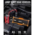 thumbnail image 2 of GOOLOO GP4000 Car Jump Starter,4000A Peak Portable Battery Booster Box for Up to 10.0L Diesel Engine All Gas,12V Jumper Pack Car Starter SuperSafe, 2 of 7