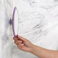 thumbnail image 6 of Zadro Travel Shower Mirrors w/ Magnification & Suction Cup Wall Mount, 6 of 9