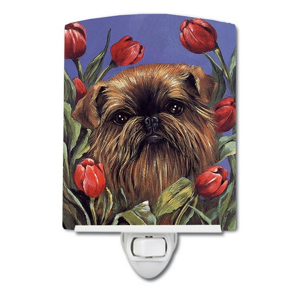 Brussels Griffon Peek a Boo Ceramic Night Light