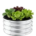 thumbnail image 4 of Round Raised Garden Bed, Galvanized Steel Planter Box with Open Bottom, Rustproof Metal Flower & Vegetable Bed, Easy Assembly, 4 of 6