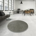 thumbnail image 3 of Ahgly Company Indoor Rectangle Mid-Century Modern Carbon Gray Oriental Area Rugs, 8' x 12', 3 of 6