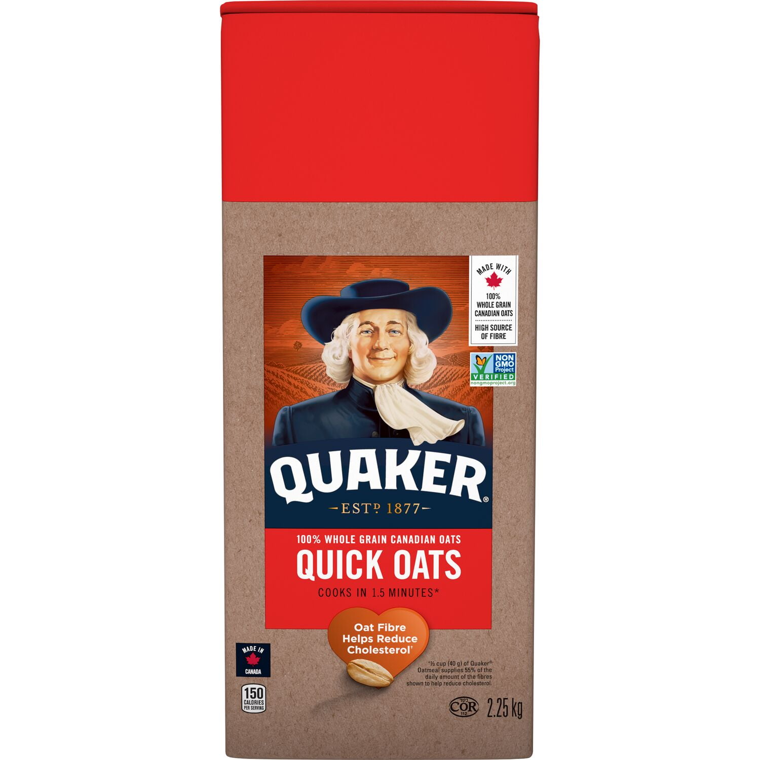 Quaker Quick Oats, 2.25 kg.