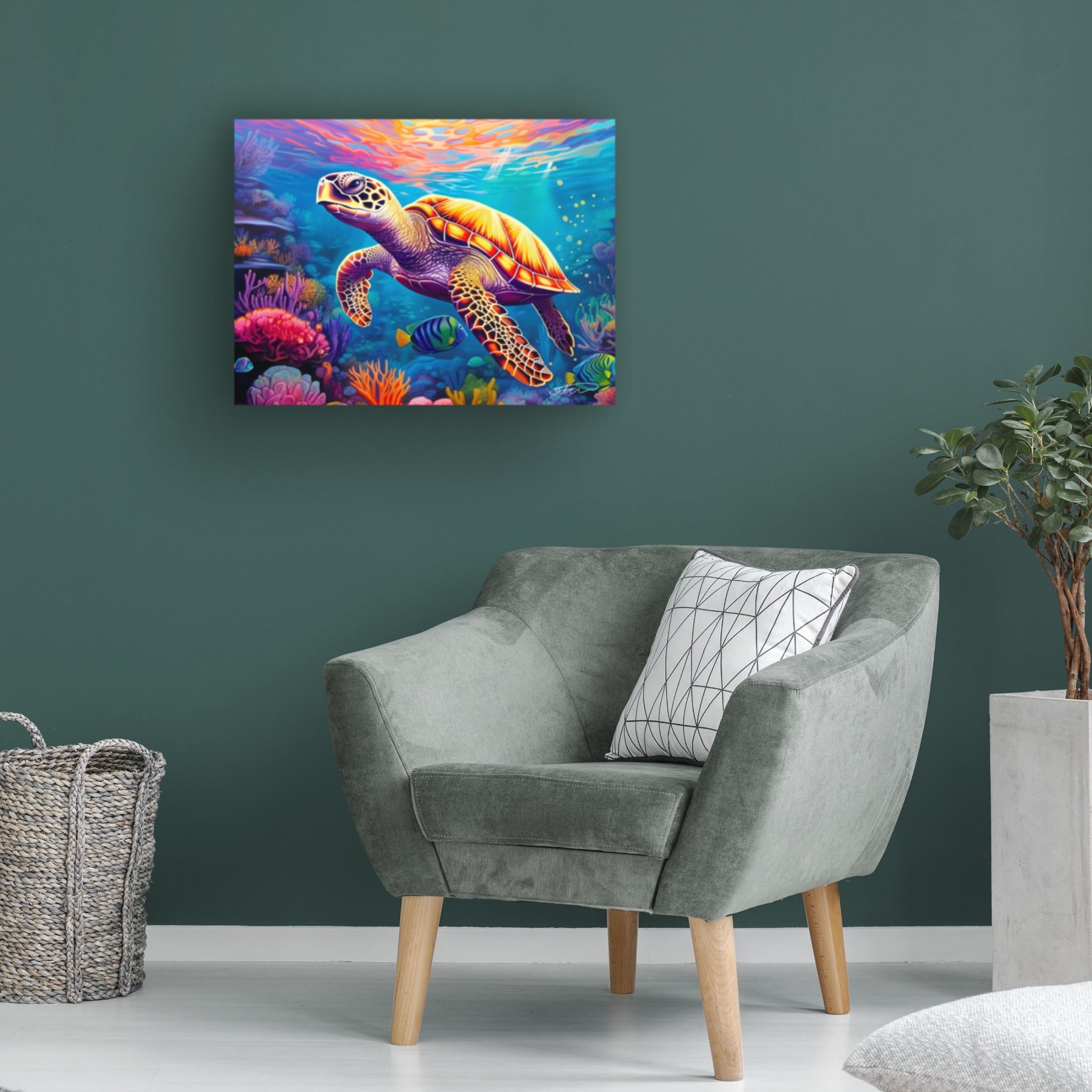 Canvas Wall Art - Stewart 'Caribbean Dream' Wall Art for Living Room, Bedroom, or Office Décor by Trademark Fine Art - 19 x 14 Inches