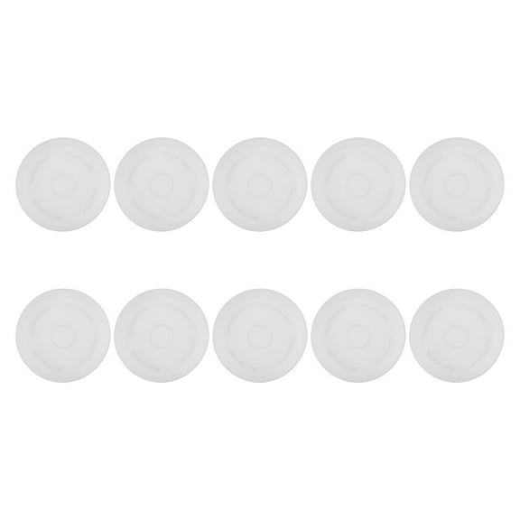 Hemoton  10 Pcs Flowerpot Base Planter Water Tray Round Potted Plants Trays Drip for White