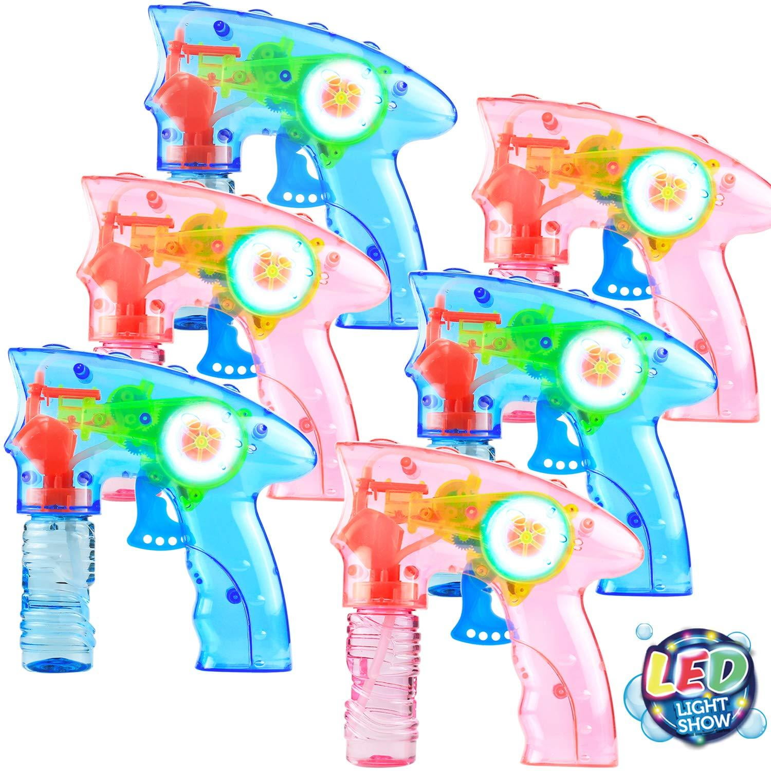 Garden Games & Activities LED LIGHT UP BUBBLE GUN BUBBLEIZER SHOOTER
