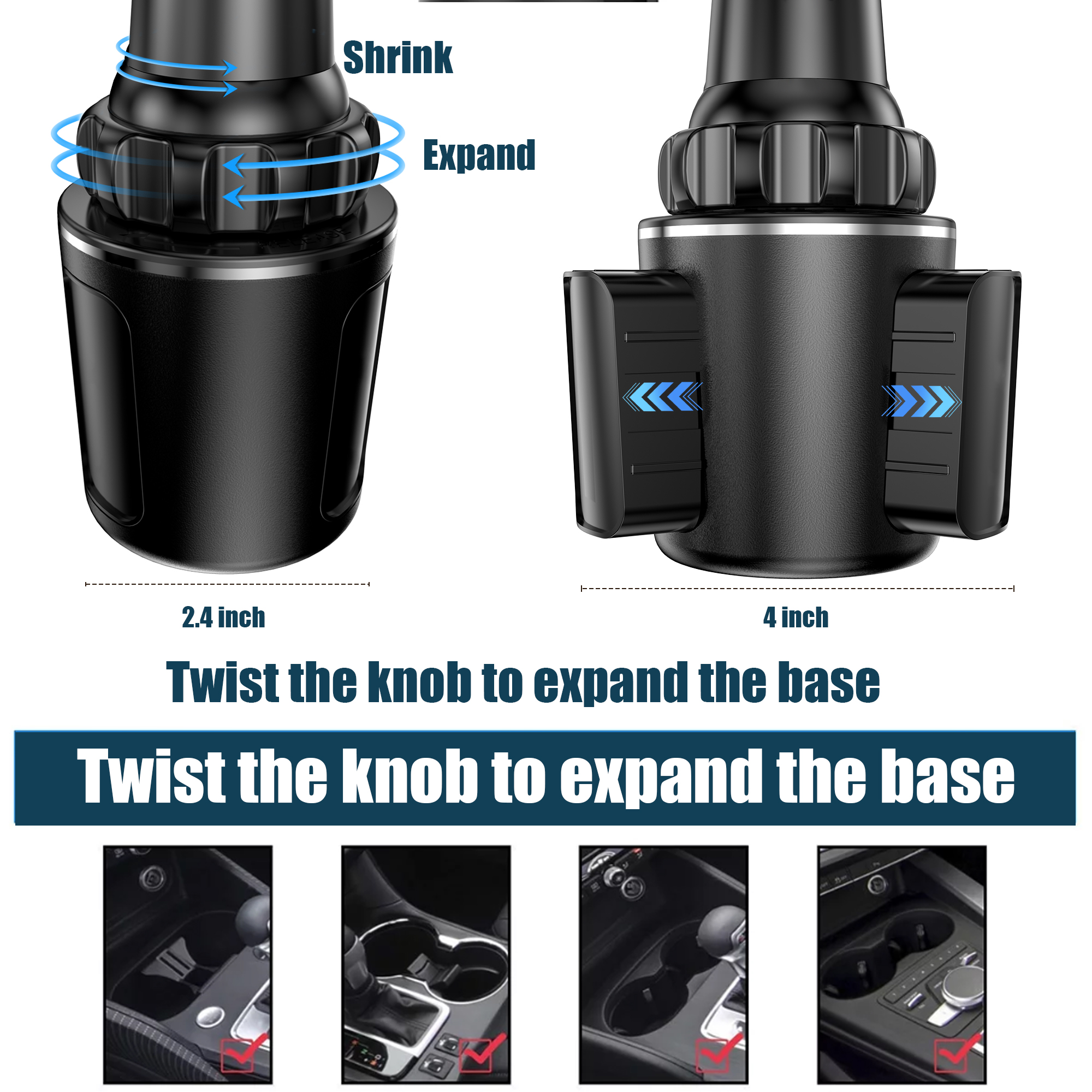 OWNTECH Universal Car Cup Holder Phone Mount photo 7