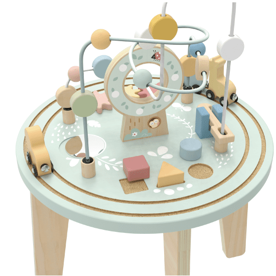 Mesa De Actividades De Madera Para Niños Educativa Didactica