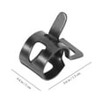 thumbnail image 4 of HOMEMAXS 50 Pcs Pipe Straps Pipe Clamp Hoop Hose Clips 1.50X1.00X0.70CM Black, 4 of 7