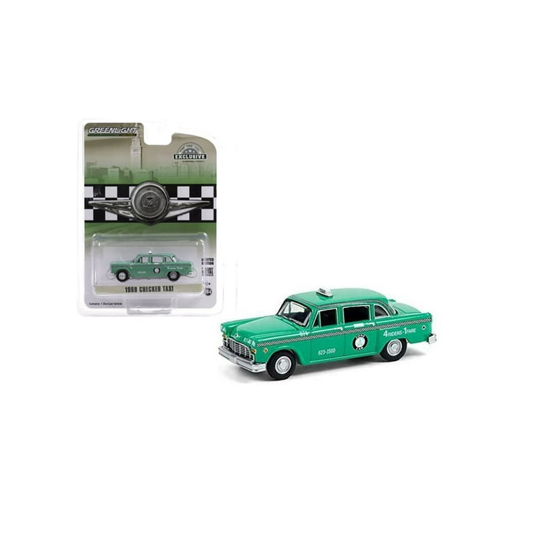 Zone Cab Co. 1969 Checker Taxi, Light Green - Greenlight
