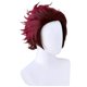 thumbnail image 1 of Disfraz de pelo sintético de Kamado Tanjirous para cosplay, para anime, 1 of 2