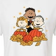 thumbnail image 3 of Peanuts - Pumpkin Trio - Juniors Cropped Cotton Blend T-Shirt, 3 of 6