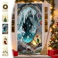 thumbnail image 7 of Mecorevxz Christmas Door Cover Christmas Decorations Xmas Large Photography Background Banner Porch Sign for Winter Indoor Outside Front Door Banner Farmhouse Party Supplies 2.9 x 5.9 Feet（D）, 7 of 7