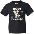 thumbnail image 3 of Inktastic I'm a Cutie White and Brown Holstein Cow with Arrows Youth T-Shirt, 3 of 5