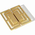 thumbnail image 1 of Set of 6 Brushed Gold Drawer Pulls, Elegant Gold Brass Handles Hole Spacing 32mm, 1 of 4