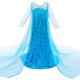 thumbnail image 5 of Reina De La Nieve Princesa Elsa Disfraces Niñas Congeladas Elsa Cosplay Vestido De Cumpleaños Para Niña Pequeña Con Corona Sombreros Guantes Accesorios Fiesta De Halloween Niños Princesa Vestir Muyoka Hogar, 5 of 7