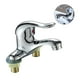 thumbnail image 5 of Faucet Double Hole Faucet Hot Cold Water Tap for Bathroom Toilet Kitchen Sink (Silver), 5 of 6