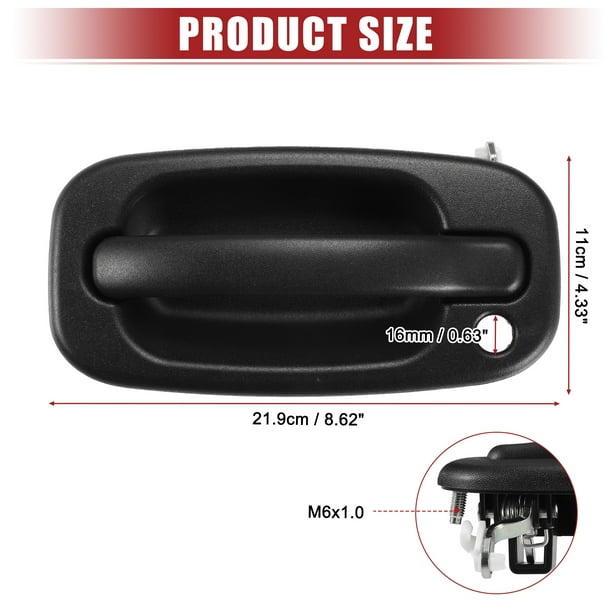2019 Escalade Door Handle Package | Gloss Black | Front and Rear