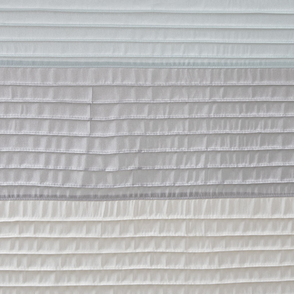 Euroco Faux Silk Shower Curtain