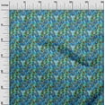 thumbnail image 3 of oneOone Cotton Poplin Medium Blue Fabric Abstracts Craft Projects Decor Fabric Printed By The Yard 56 Inch Wide, 3 of 5