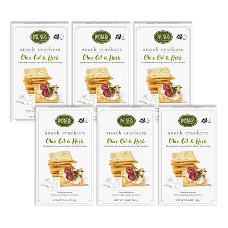 (Pack Of 6) Partners Cracker Extra Virgin Olive Oil & Herbs 5 Oz
